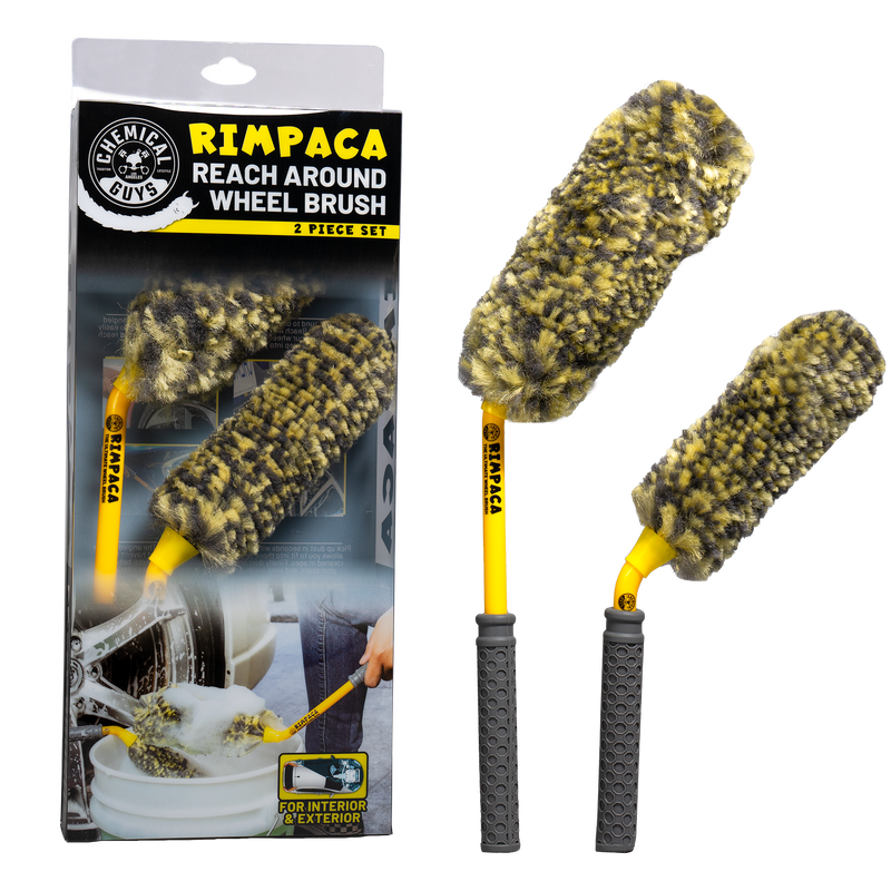 Chemical Guys Rimpaca Reach Around Ultimate Wheel Brush Set – 2 Pcs on Sale