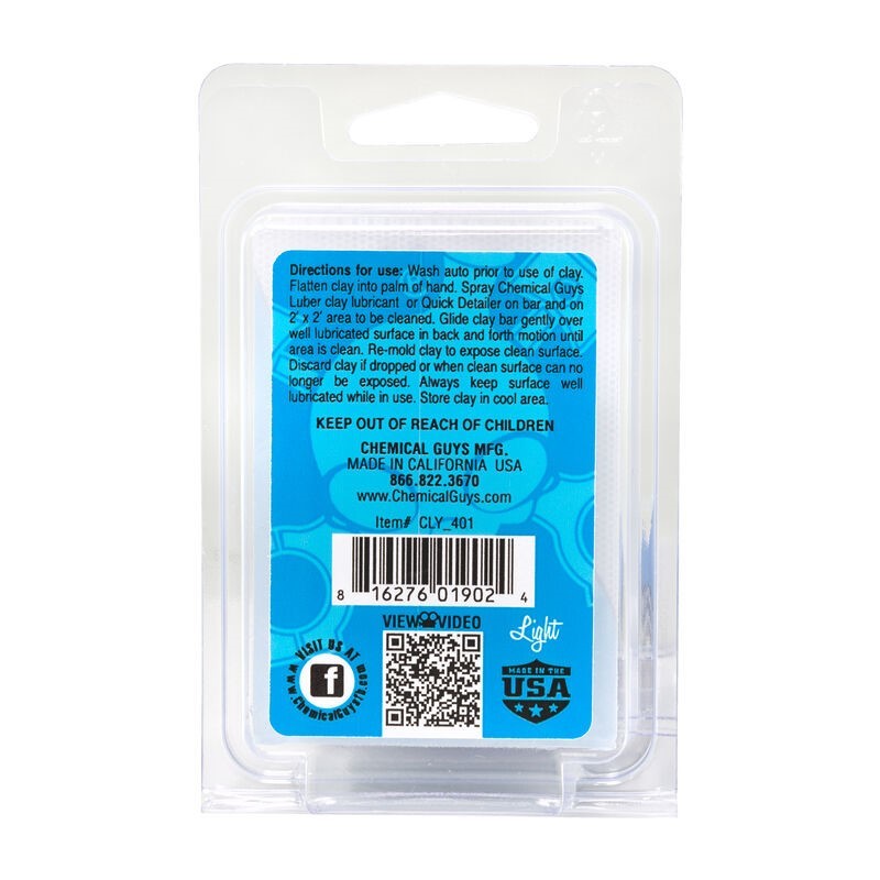 Chemical Guys Clay Bar (Light Duty) – Blue Online now