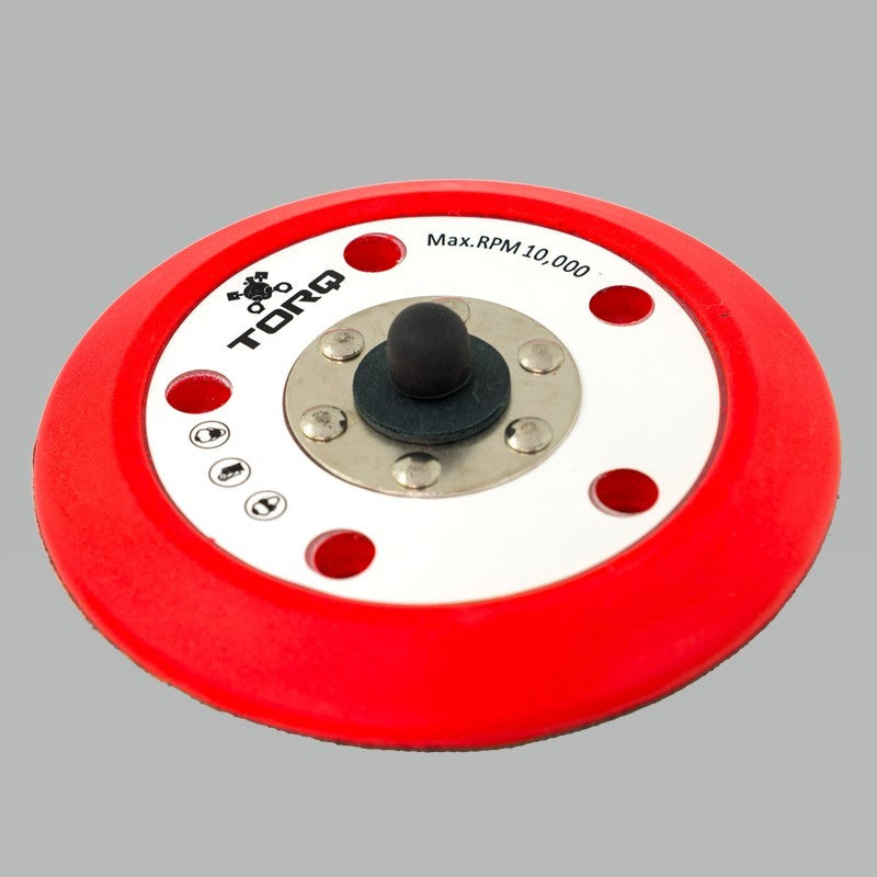 Chemical Guys TORQ R5 Dual-Action Red Backing Plate w/Hyper Flex Technology – 5in Sale