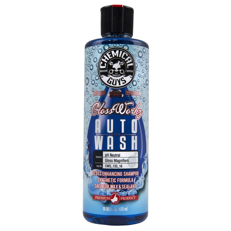 Chemical Guys Glossworkz Gloss Booster & Paintwork Cleanser Shampoo – 16oz Online Sale