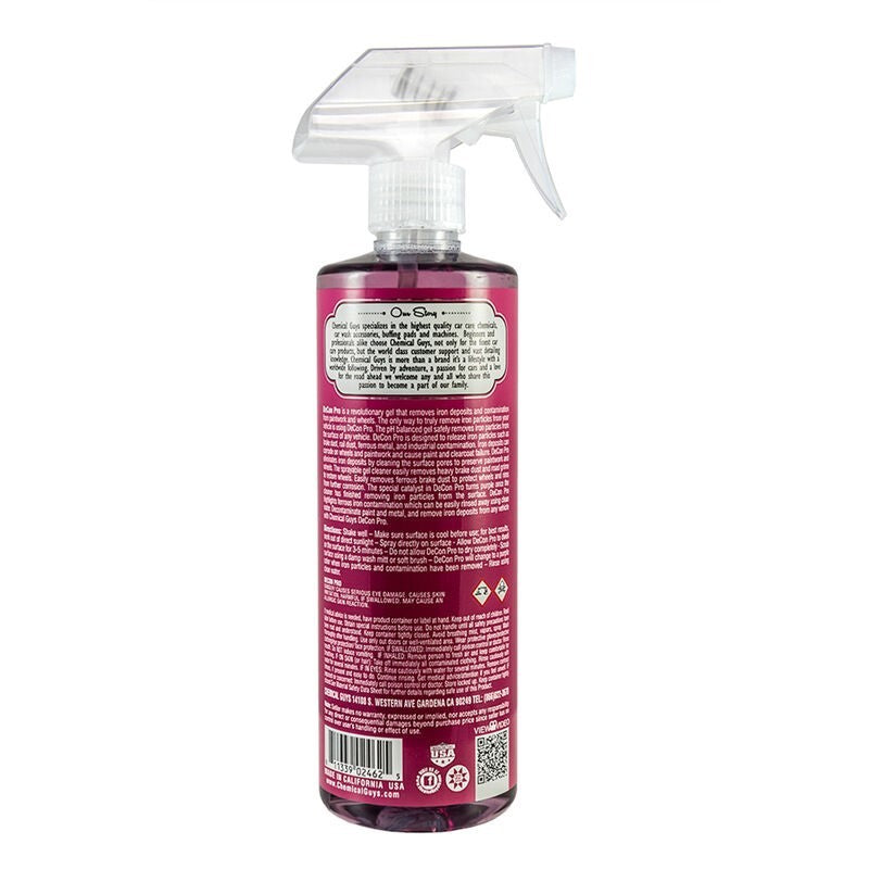 Chemical Guys DeCon Pro Iron Remover & Wheel Cleaner – 16oz Sale