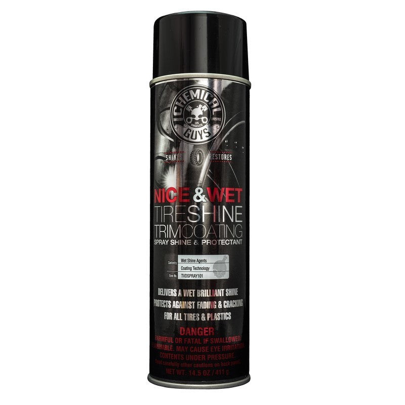 Chemical Guys Nice & Wet Tire Shine Protective Coating for Rubber/Plastic (Aerosol) Online now