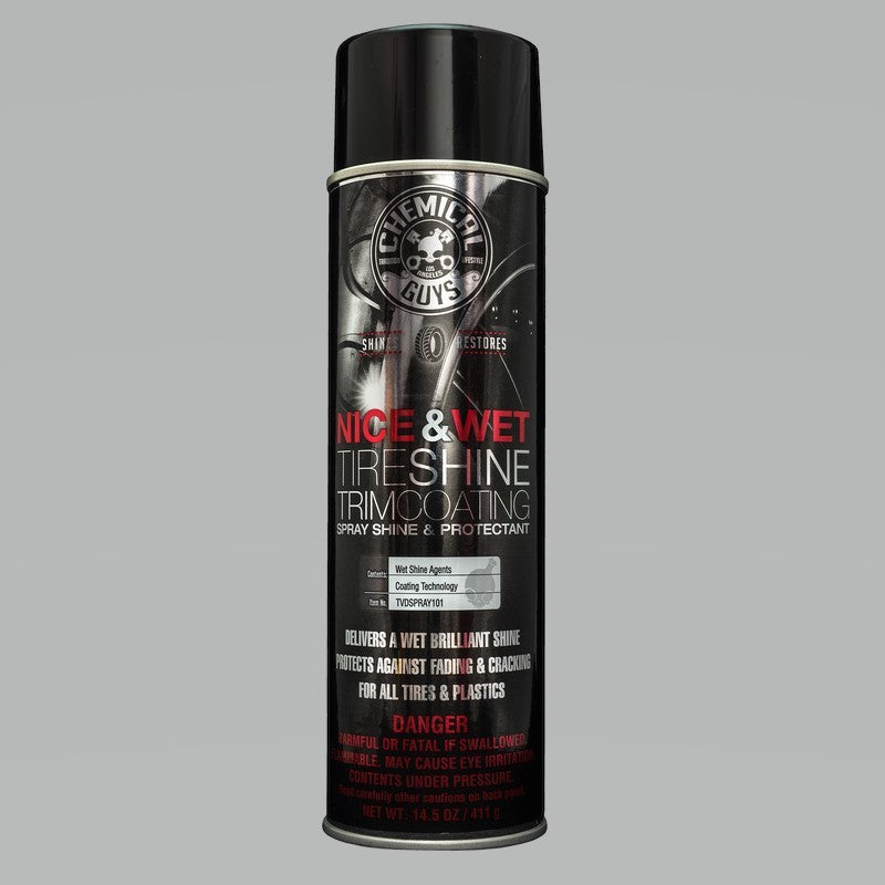 Chemical Guys Nice & Wet Tire Shine Protective Coating for Rubber/Plastic (Aerosol) Online now
