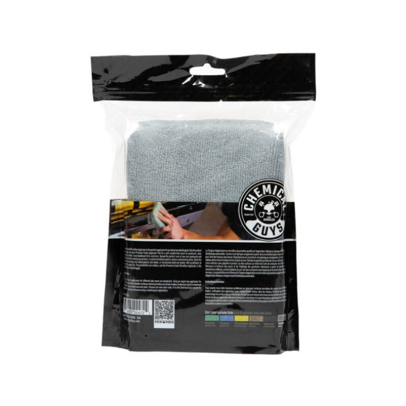 Chemical Guys Workhorse Microfiber Applicator – 5in x 3in x 1.5in – Gray – 2 Pack on Sale