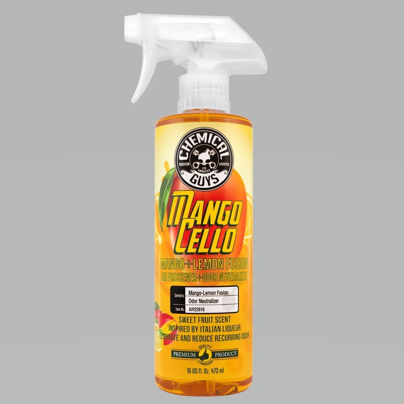 Chemical Guys Mangocello Mango Lemon Fusion Air Freshener & Odor Eliminator – 16oz Online Hot Sale
