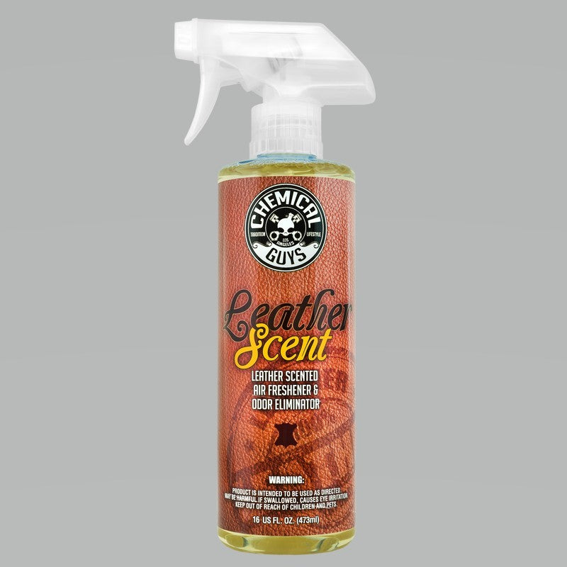 Chemical Guys Leather Scent Air Freshener & Odor Eliminator – 16oz on Sale