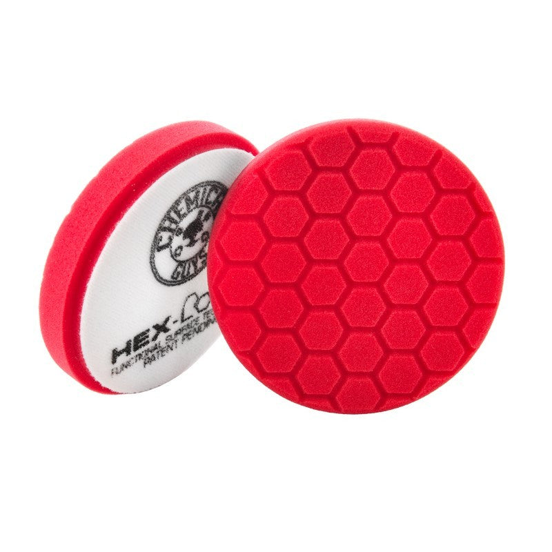 Chemical Guys Hex Logic Self-Centered Perfection Ultra-Fine Finishing Pad – Red – 6.5in Supply