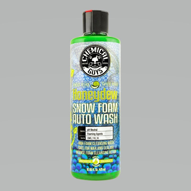 Chemical Guys Honeydew Snow Foam Auto Wash Cleansing Shampoo – 16oz Supply