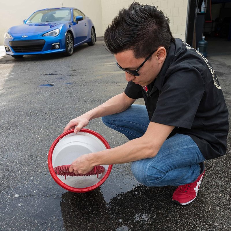 Chemical Guys Cyclone Dirt Trap Car Wash Bucket Insert – Red on Sale