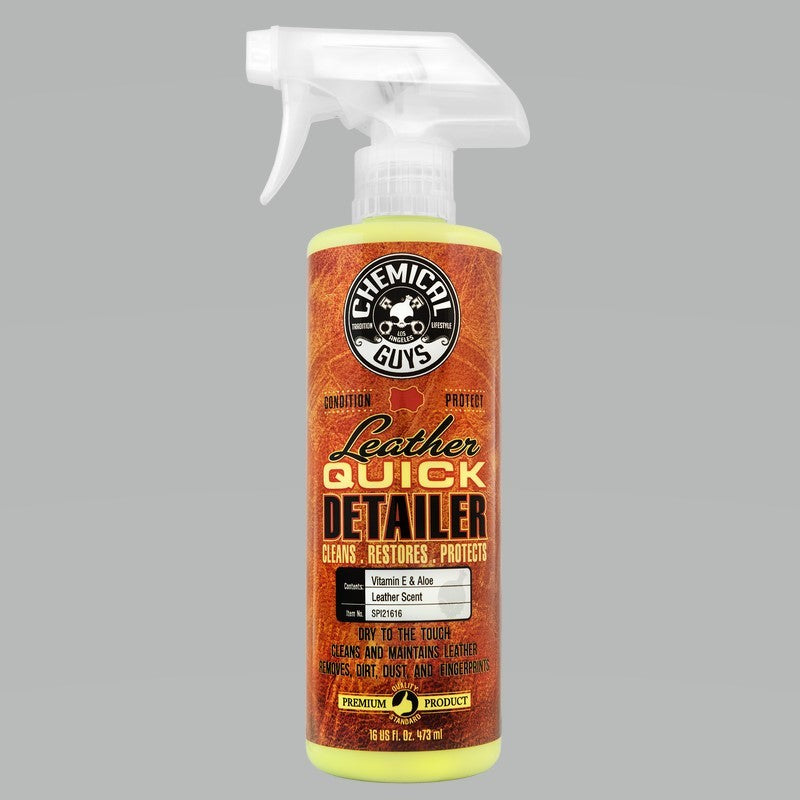 Chemical Guys Leather Quick Detailer Care Spray – Matte Finish – 16oz Fashion