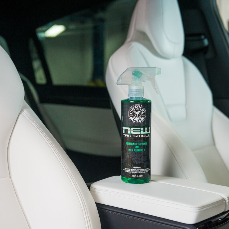 Chemical Guys New Car Smell Air Freshener & Odor Eliminator – 4oz Supply