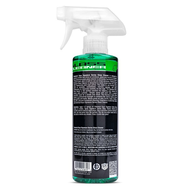 Chemical Guys Signature Series Glass Cleaner (Ammonia Free) -16oz Online Hot Sale