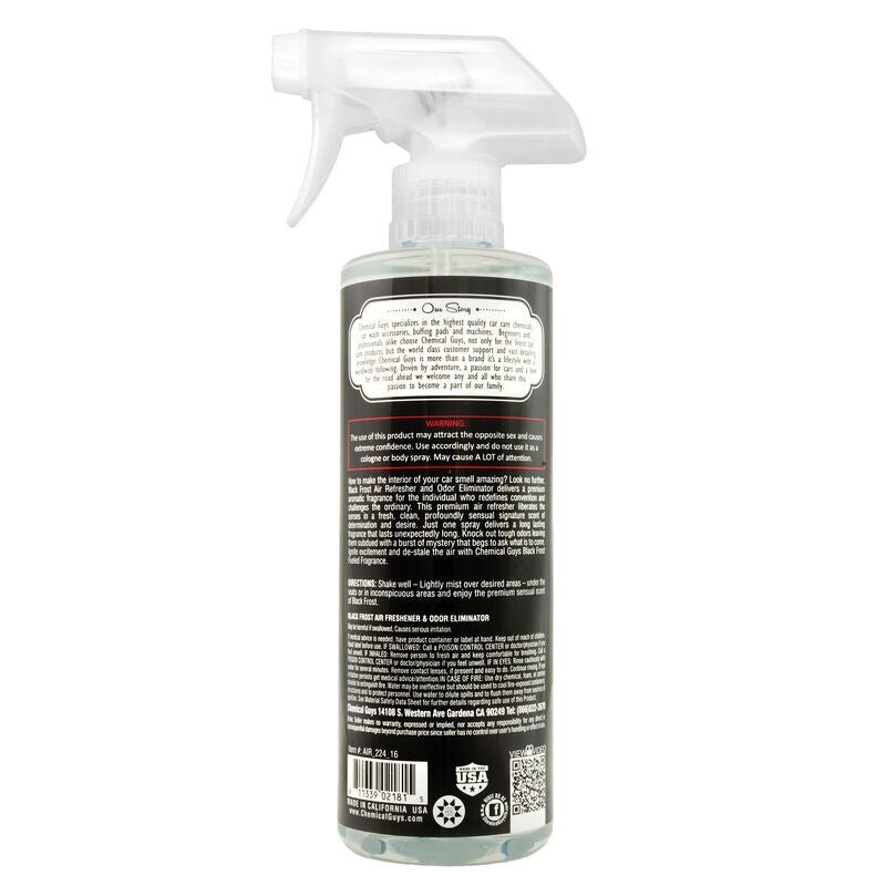 Chemical Guys Black Frost Air Freshener & Odor Eliminator – 16oz Online Hot Sale