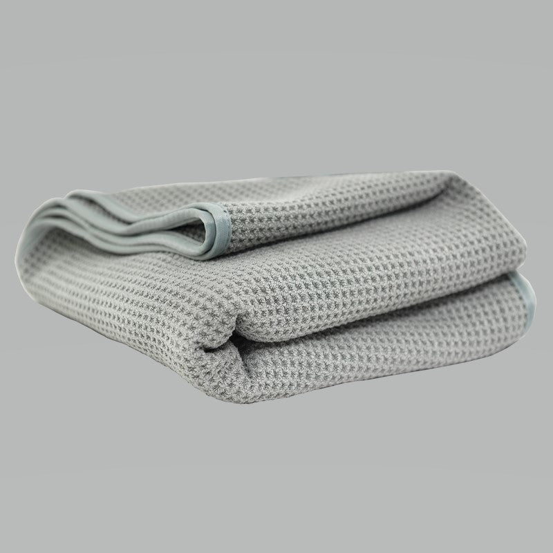 Chemical Guys Waffle Weave Gray Matter Microfiber Drying Towel – 36in x 25in Hot on Sale