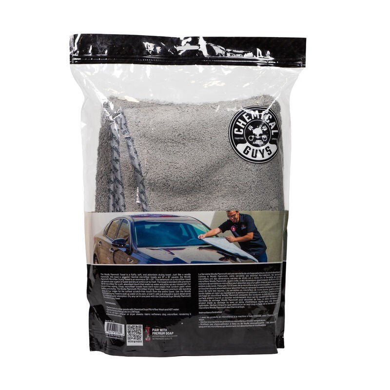 Chemical Guys Woolly Mammoth Microfiber Dryer Towel – 36in x 25in Hot on Sale