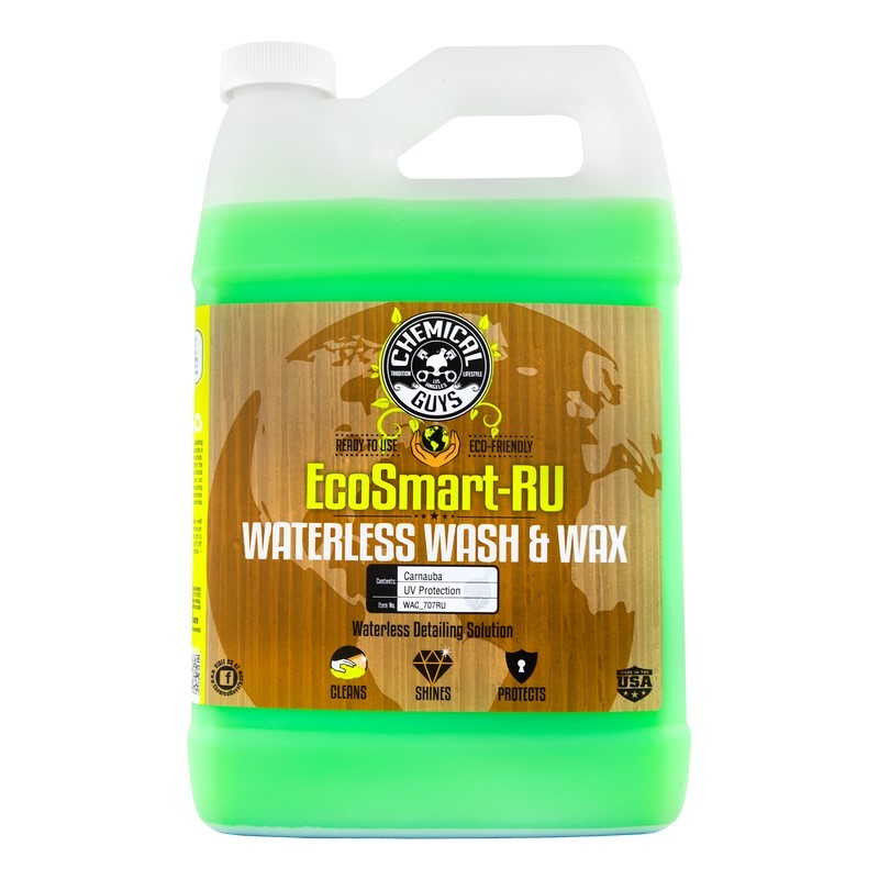 Chemical Guys EcoSmart-RU Waterless Car Wash & Wax – 1 Gallon Supply