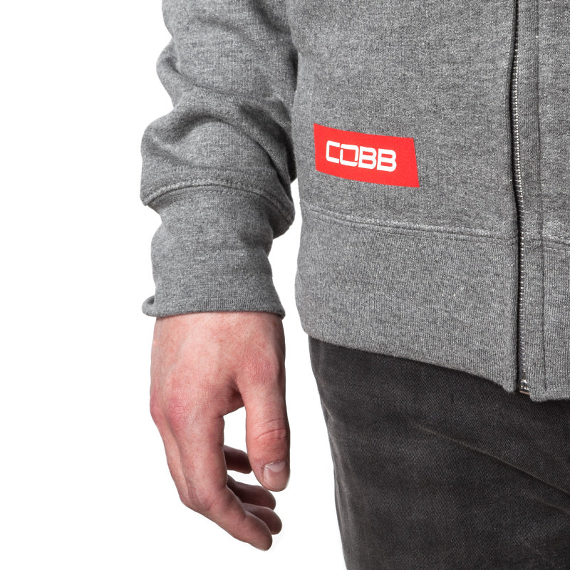 Cobb Grey Zippered Hoodie – Size Medium Online Sale