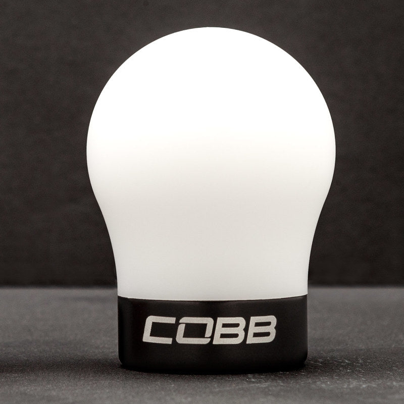 Cobb Volkswagen Black Base White Shift Knob on Sale