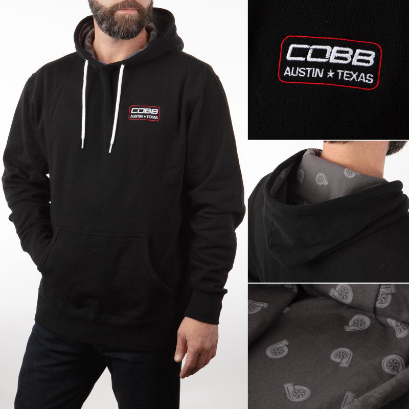 Cobb Black Pullover Hoodie – Size XX-Large Sale